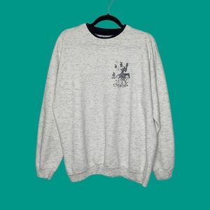 Vintage Espana Spain Crewneck Sweatshirt Pullover Horses Horse Destination Shirt